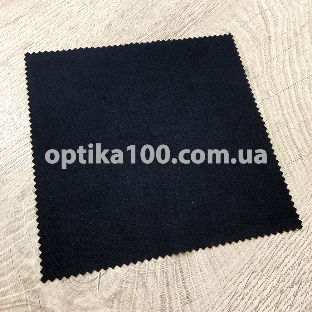Черная салфетка микрофибра для оптики, очков, телефонов, экранов — купить