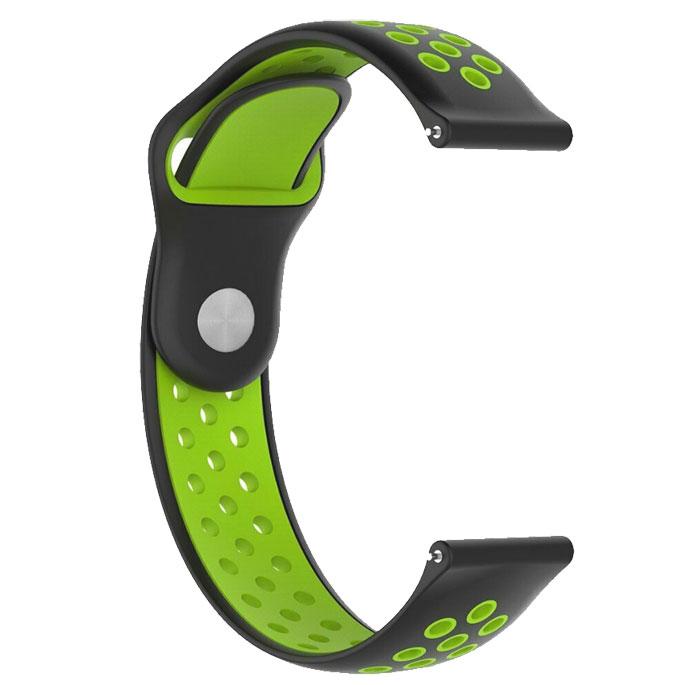 Спортивний ремінець Primo Perfor Sport годинника для Samsung Galaxy Watch 3 41mm (SM-R850) - Black&Green