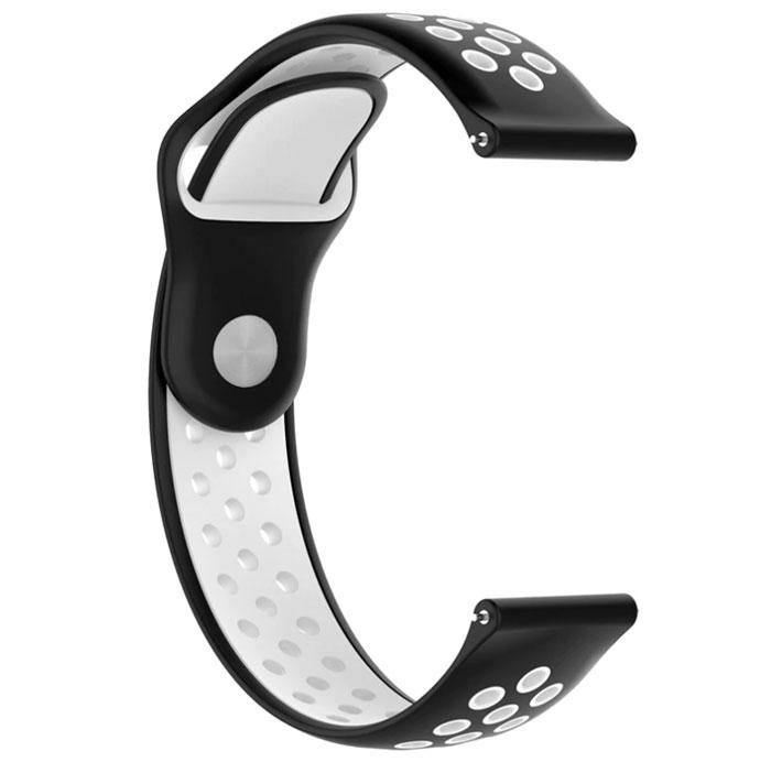 Спортивний ремінець Primo Perfor Sport годинника для Samsung Galaxy Watch 3 41mm (SM-R850) - Black&White