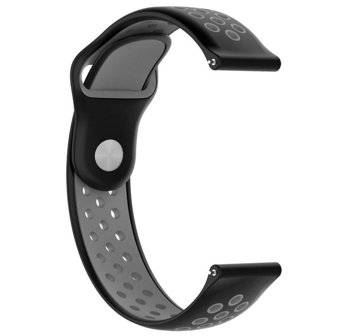 Спортивний ремінець Primo Perfor Sport годинника для Samsung Galaxy Watch 3 41mm (SM-R850) - Black&Grey