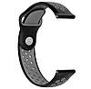 Спортивний ремінець Primo Perfor Sport для годинника Xiaomi Amazfit Bip / Bip Lite/ Amazfit GTS - Black&Grey, фото 5