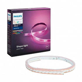 Розумна світлодіодна стрічка Philips Hue LED RGB 2м, HomeKit Розумний Будинок Уцінка 01486