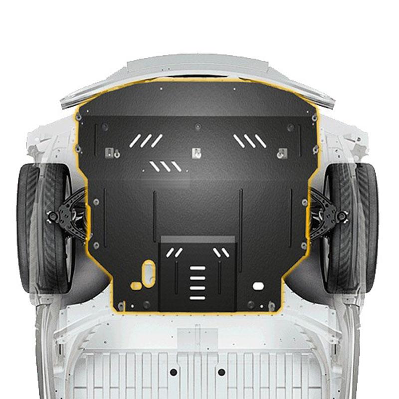 Защита двигателя Volkswagen Crafter 2017- Kolchuga - фото 2 - id-p1247312645