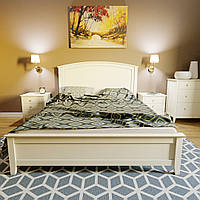 Двоспальне дерев'яне ліжко в скандинавському стилі "Аляска-2" 160х200
