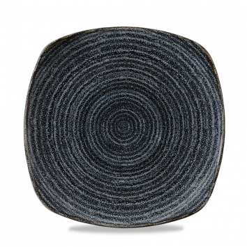 Тарілка квадратна Churchill Studio Prints Homespun Charcoal Black 21.5 см SPCBSP9 1