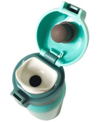 Термос железный HLV In Love SLD-350BL 350 мл Mint, фото 3