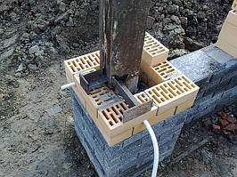 Как построить забор из кирпича из чего начать