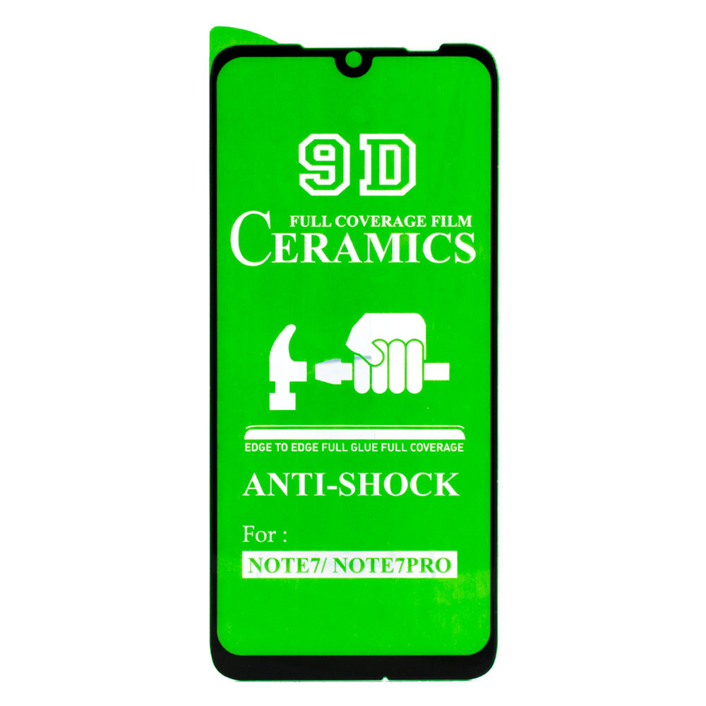 Захисна плівка Ceramics 9D Full Glue для Xiaomi Redmi Note 7 / Note 7 Pro, Black