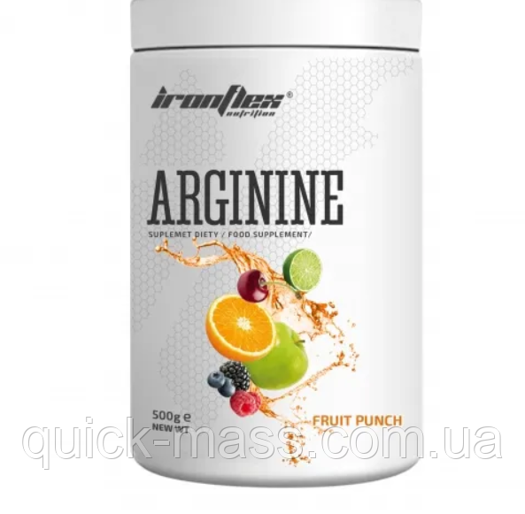 Аргінін IronFlex Arginine 500g, фото 1