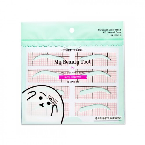 Трафарет для бровей Etude House My Beauty Tool Brow Band #1 8 пар № 2 - фото 2 - id-p1235280045