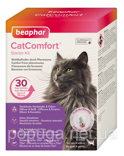 Антистрес Beaphar CatComfort Calming Diffuser для КОТІВ (30 мл), фото 1