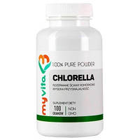 Chlorella - 100% водоросли хлореллы, порошок, 100 г