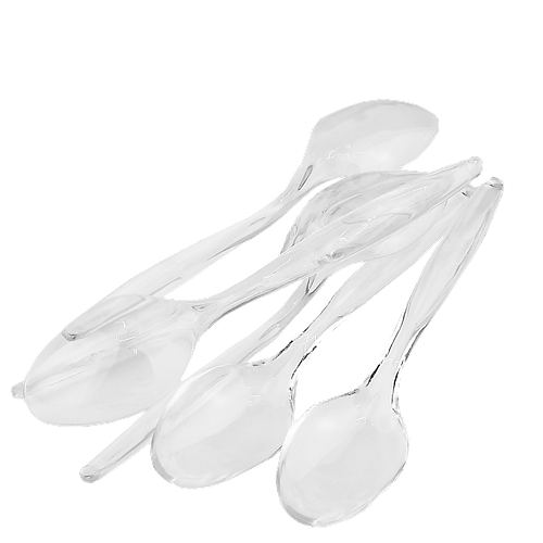 Ложка пластиковая для кофе PG 12 см прозрачная (ID#525751603), цена: 42 ...