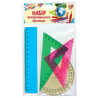 Набор линеек (4 предм.), линейка 15 см