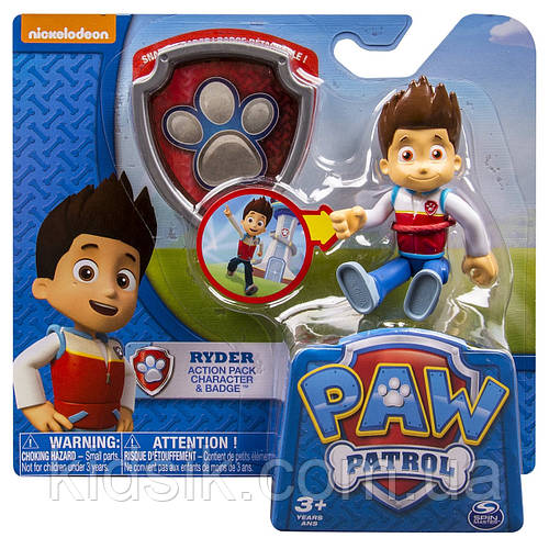 ФИГУРКА РАЙДЕР ЩЕНЯЧИЙ ПАТРУЛЬ (RYDER PAW PATROL) (ID#172402006), цена ...