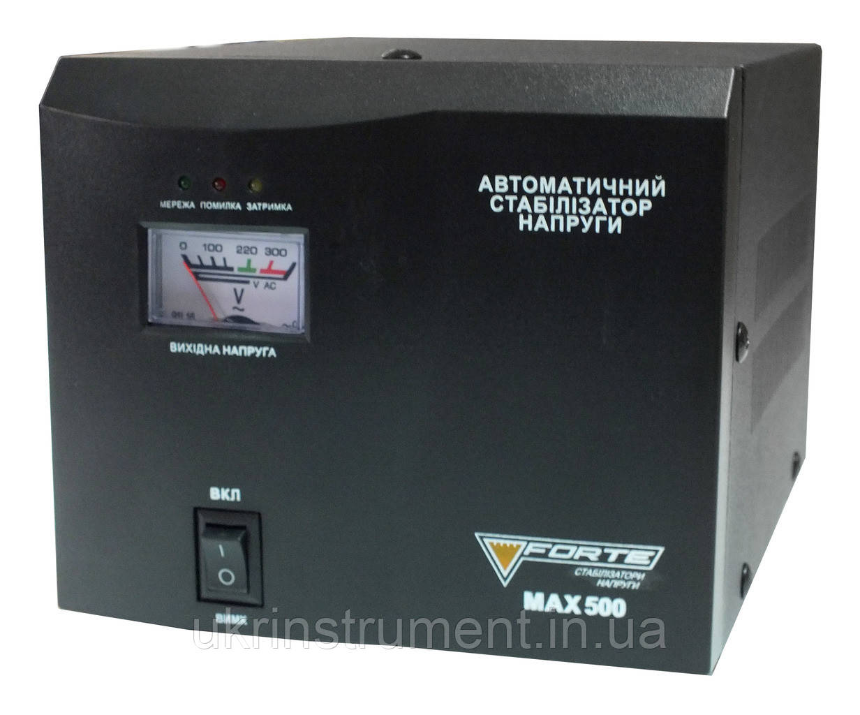 Стабилизатор напряжения FORTE MAX-500VA - фото 1 - id-p172450006