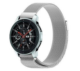 Міланський сітчастий ремінець для годинника Samsung Galaxy Watch 46 mm Silver