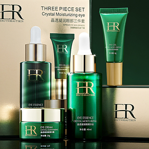 Набір для очей Eruyn Crystal Three Piece Set 3 в 1 з екстрактом тростини (гель, есенція та крем для очей)