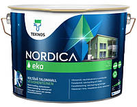 Краска для деревянных фасадов Nordica Eko Teknos глянцевая, 9л