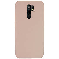 Чехол SMTT Candy для Xiaomi Redmi 9 с микрофиброй (Латте / Pink Sand)