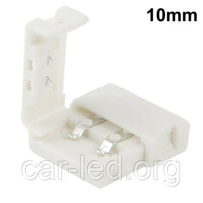 Коннектор пластиковый 10mm  Connector NEW 2pin