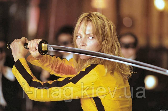 Куртка Уми Турман Вбити Білла Kill Bill шкіряна куртка