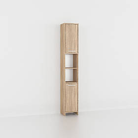 Шафа у ванну, пенал з полицями G0005 Дуб Сонома