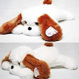 М'яка іграшка Алена Собака Тузик 90 см білий, фото 2