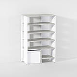 Тумба для взуття з табуреткою, взуттєва полка G0078, фото 3