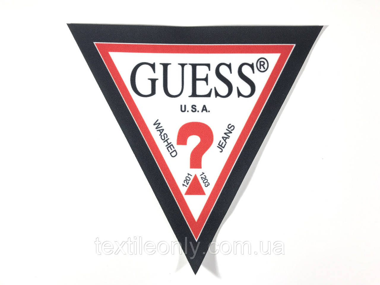 Нашивка Guess / Гесс 190х185 мм - фото 1 - id-p1247671070