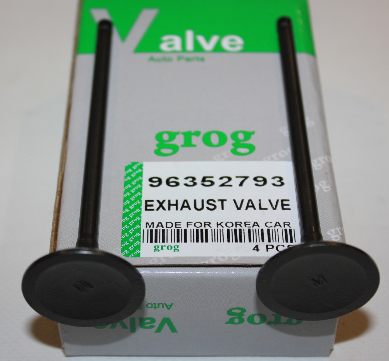 Клапан випускний (за 1 шт) не магнітний Матіз 0,8 grog Корея, фото 1