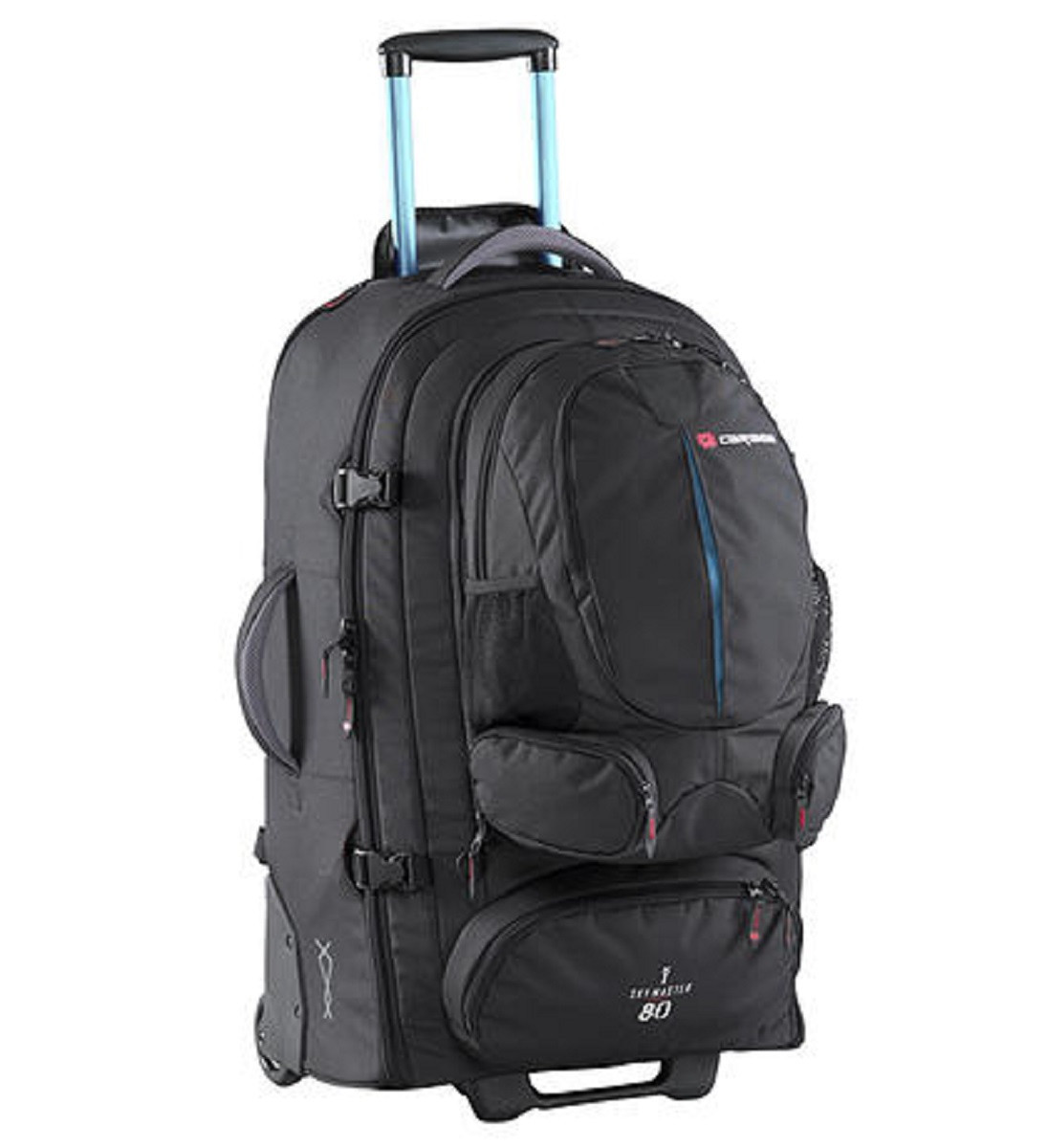 Рюкзак на колесах Caribee Sky Master 70 л чорний