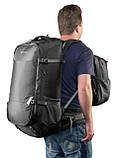 Рюкзак туристичний Caribee Magellan 75 RFID нижній вхід чорний, фото 6