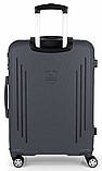 Валіза пластикова GABOL Clever середня темно-сіра G927343, фото 3