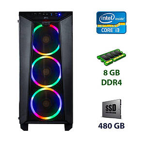 Frontier Raider Tower / Intel Core i3-9100F (4 ядра по 3.6 - 4.2 Ггц) / 8 GB DDR4 / 480 GB SSD / nVidia GeForce GTX 1660, 6 GB GDDR5, 192-bit / 500W, фото 2