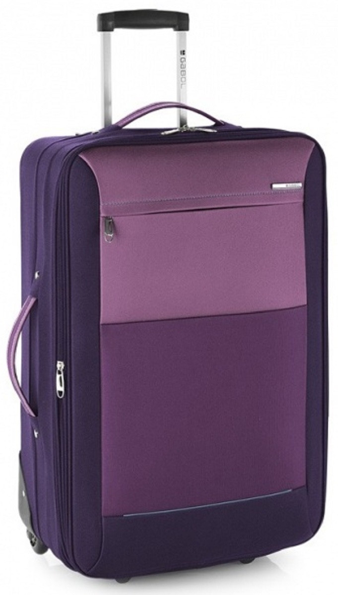 Валіза тканинна GABOL Reims середня фиолетова 2 колеса G926234, фото 1