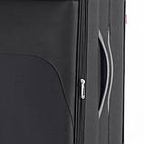 Валіза тканинна GABOL Zambia мала чорна 4 колеса G924619, фото 3