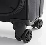 Валіза тканинна GABOL Zambia мала чорна 4 колеса G924619, фото 5