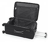 Валіза тканинна GABOL Zambia мала чорна 4 колеса G924619, фото 7