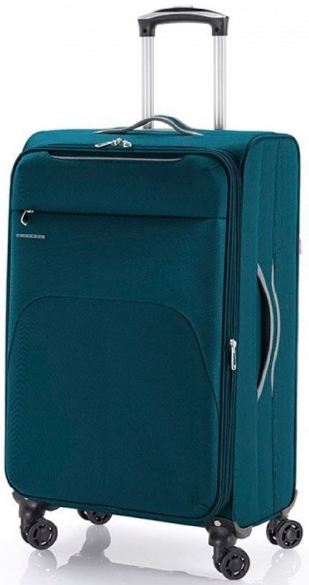 Валіза тканинна GABOL Zambia середня бірюзова 4 колеса G927331, фото 1