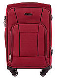Валіза тканинна WINGS 1609 мала бордова 4 колеса, фото 2