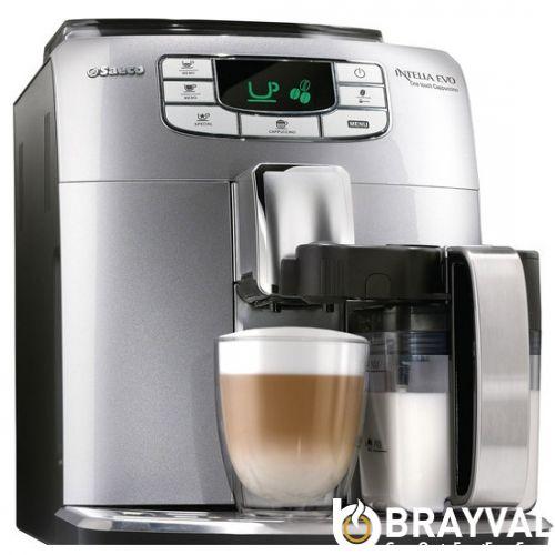 Кофемашина Philips Saeco Intelia Evo One Touch Cappuccino HD8753/95 Silver - фото 1 - id-p1247747251