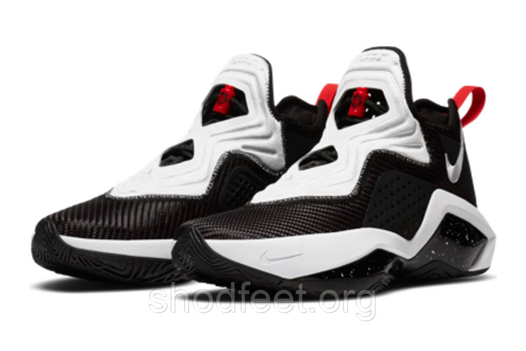 Чоловічі баскетбольні кросівки Nike Lebron Soldier 14 Black White, фото 1