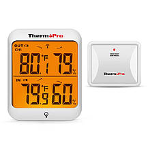 Термогігрометр ThermoPro TP63A (-20...+70 °C; 10-99%; ±1°C; ±2%) з віддаленим датчиком T° (до 60 метрів)