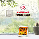 Термогігрометр ThermoPro TP63A (-20...+70 °C; 10-99%; ±1°C; ±2%) з віддаленим датчиком T° (до 60 метрів), фото 3
