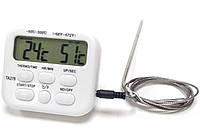 Термометр для мяса KCASA ТА278 (-50°C... +300°C) с таймером и с выносным щупом