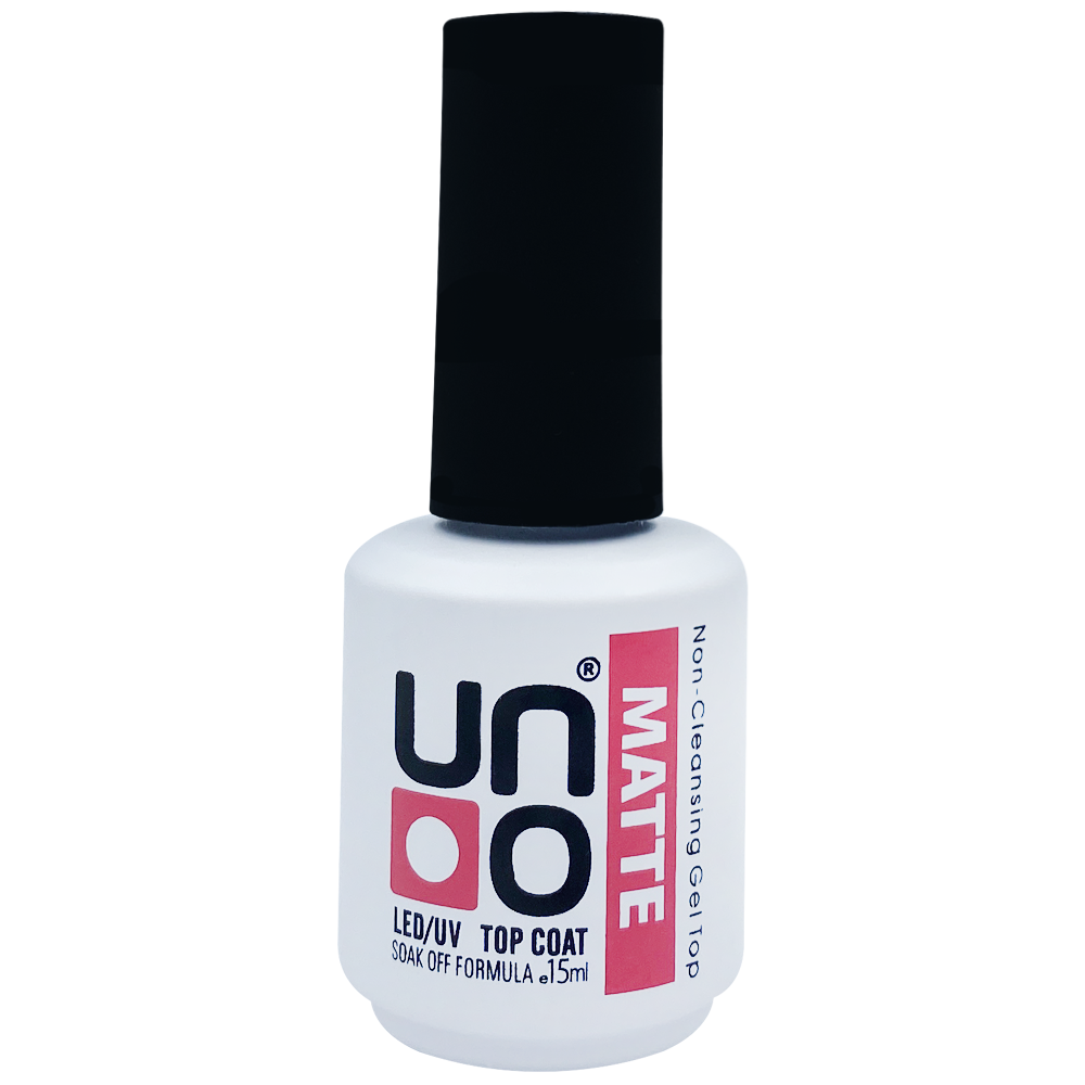 Матовий Топ для нігтів UNO 15 мл Matte Top Coat