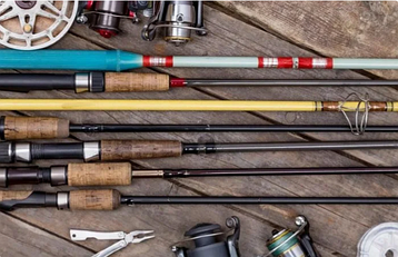 Спінінги, вудочки, чохли, підставки