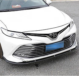 Сплітер Toyota Camry 70 (2018+) обважнення спідниця елерон переднього бампера