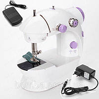 Мини швейная машинка zimber зингер sewing machine 4 в 1 Портативная компактная электрическая ручная бытовая